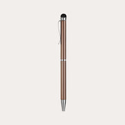 Penna a sfera Mini Touch metallizzata marrone