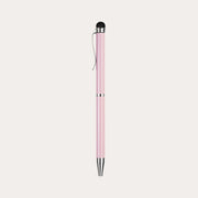 Stylo bille mini tactile rose clair métallisé