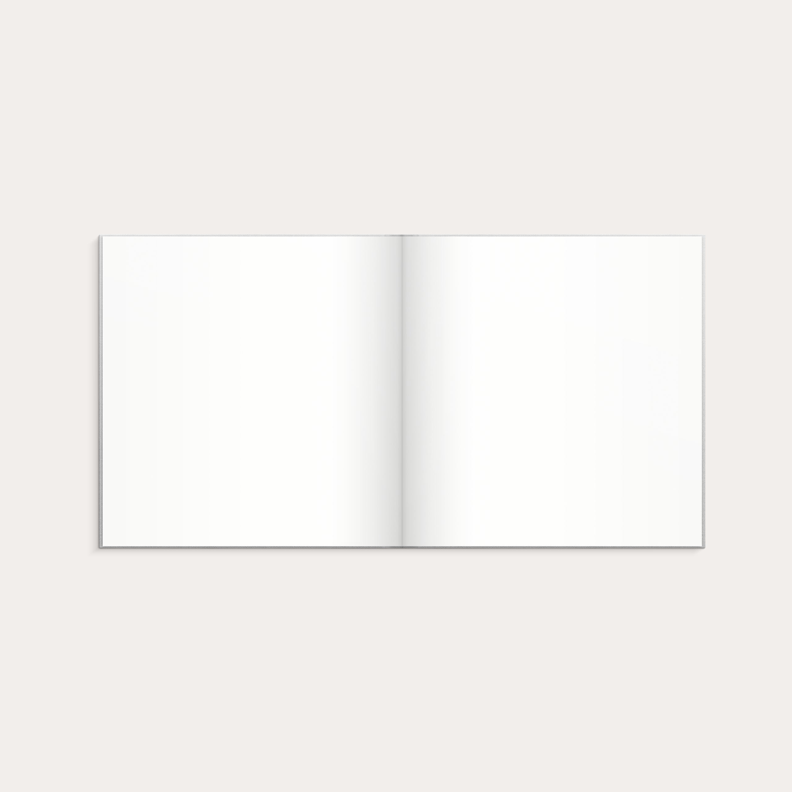 Libro de visitas de tejido de lino gris