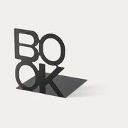 Bookend BOOK black 2-pack