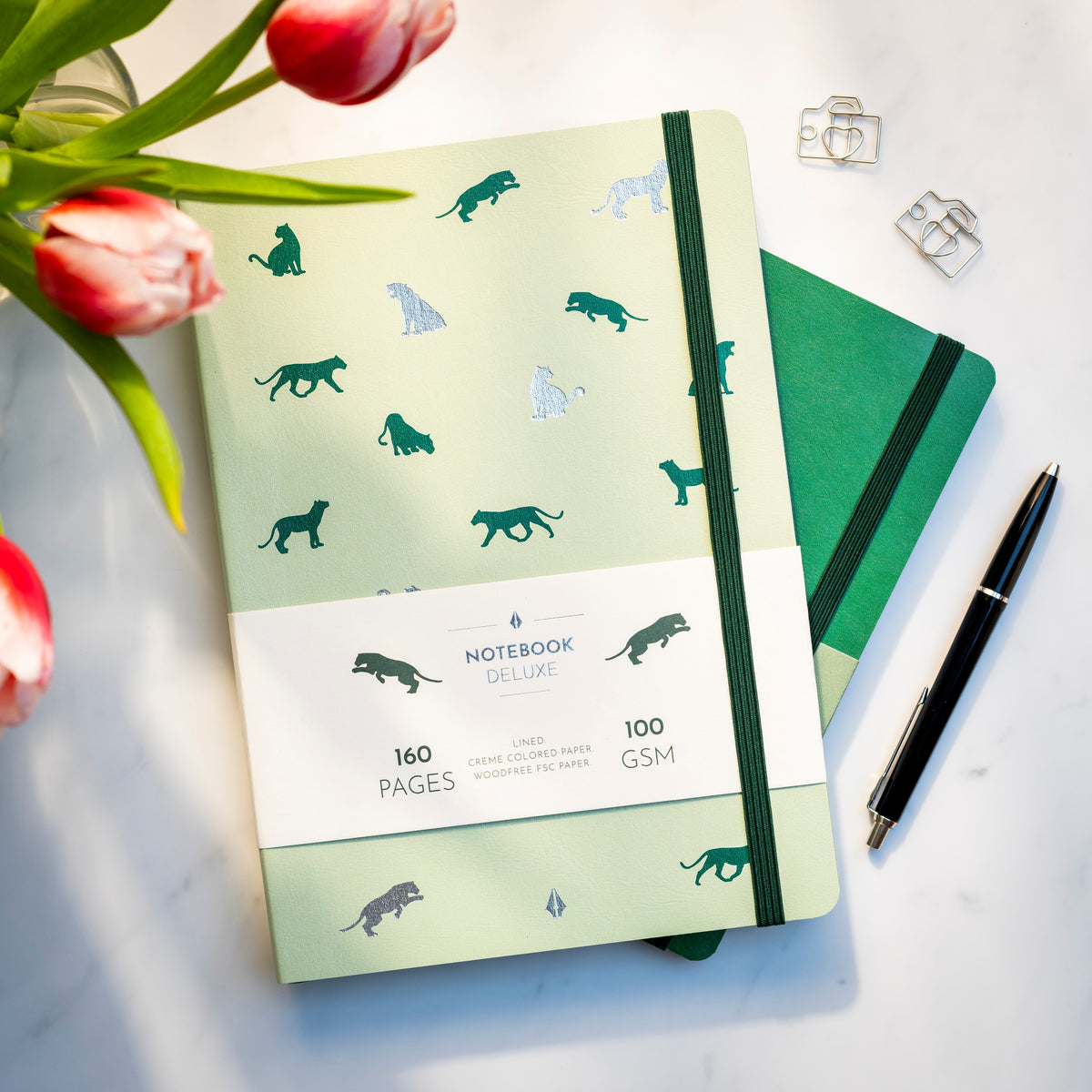Carnet A5 Deluxe vert