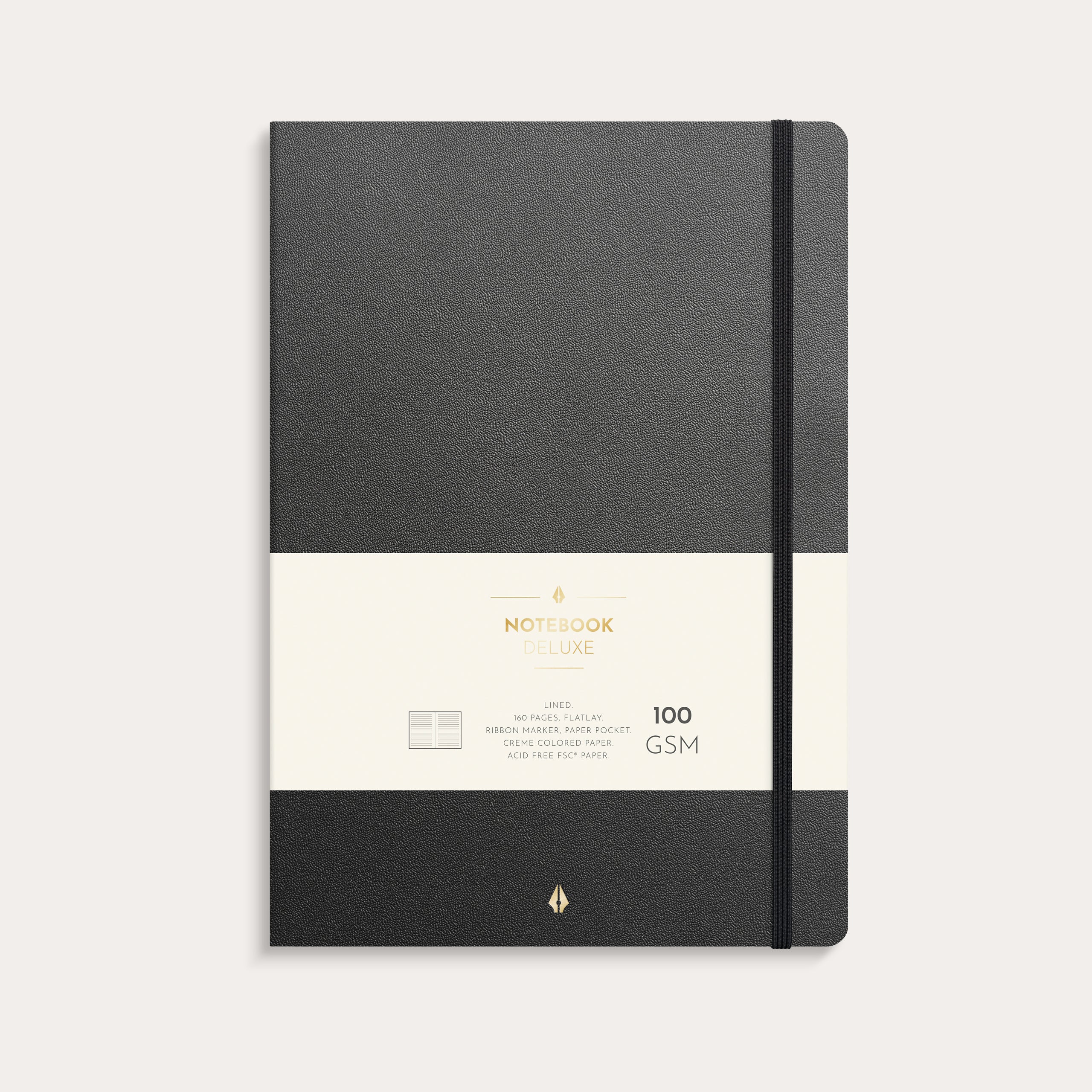 Notizbuch B5 Deluxe Black