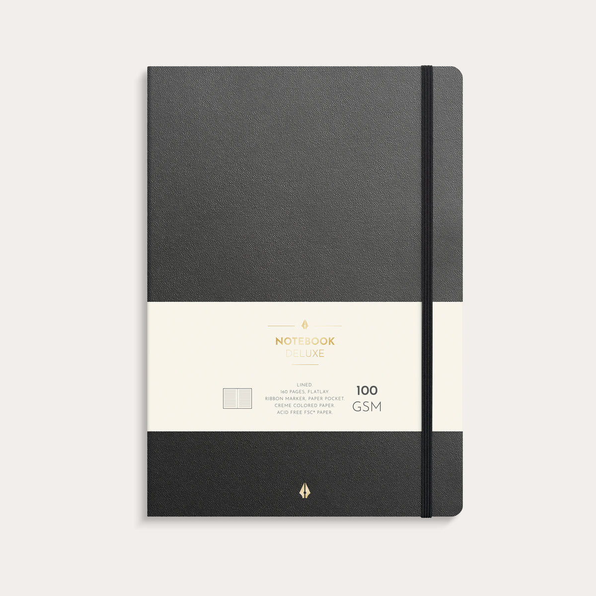 Notebook B5 Deluxe Black