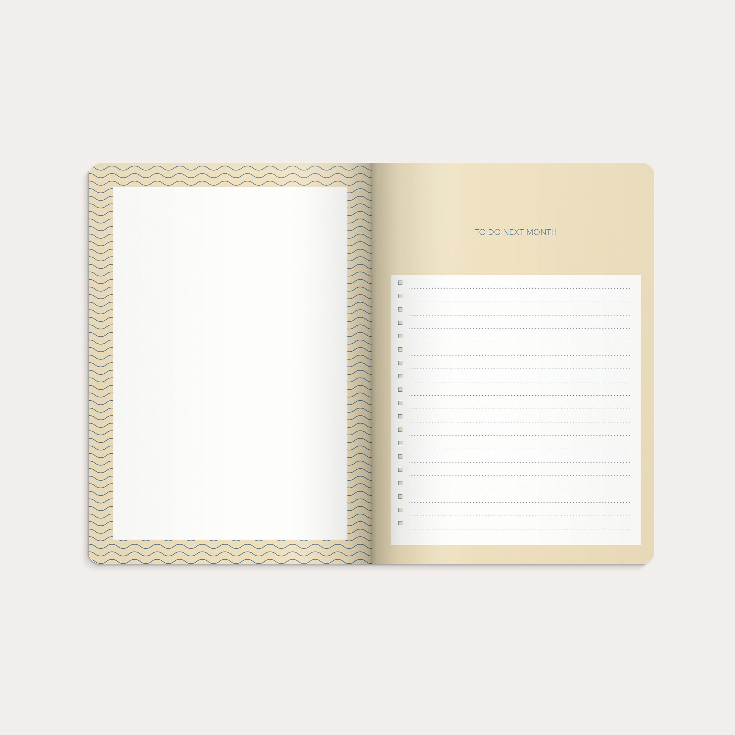 Week Planner undated blue