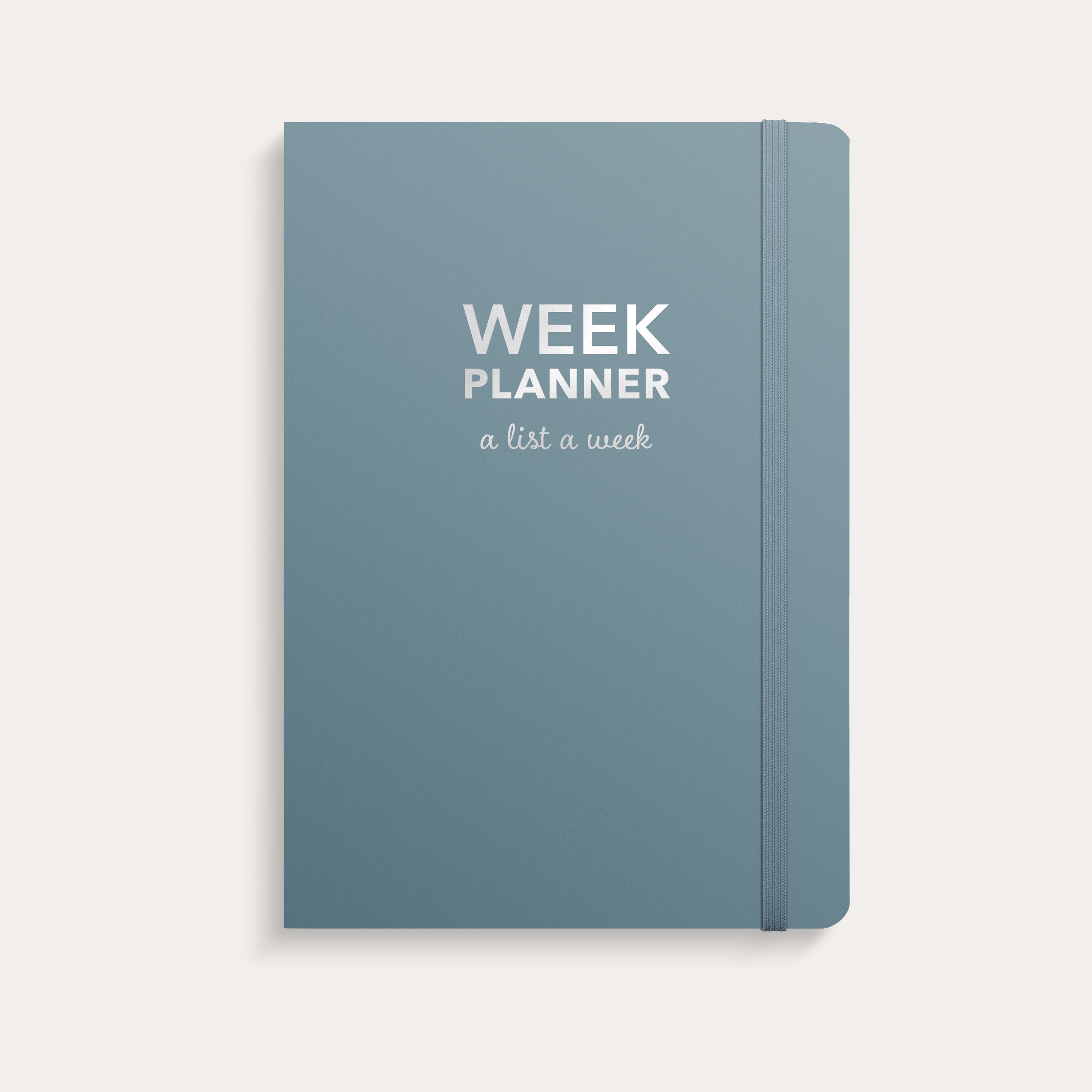 Week Planner undated blue