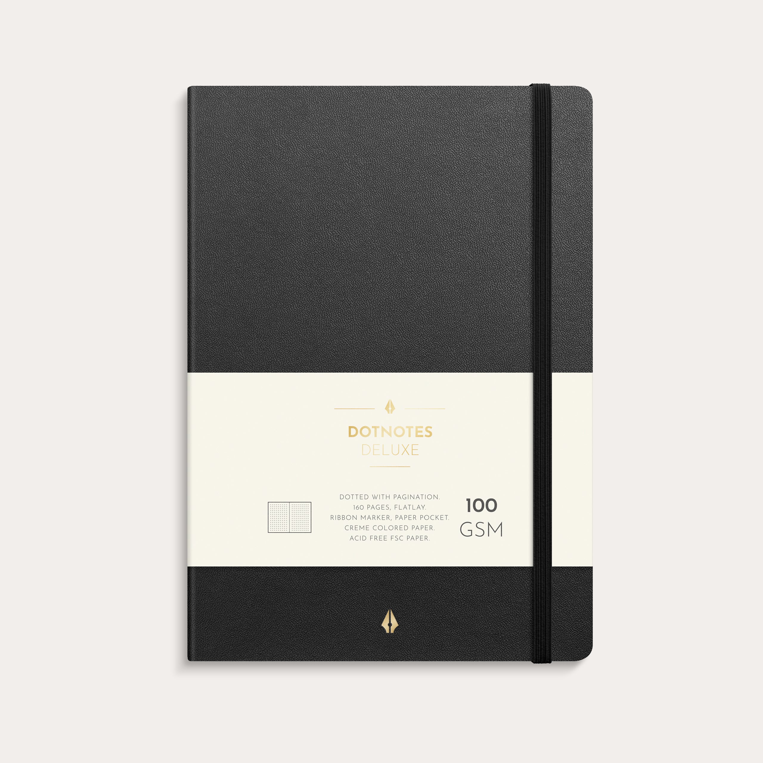 DotNotes A5 Deluxe Black