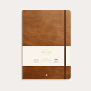 Notebook Deluxe B5 brown