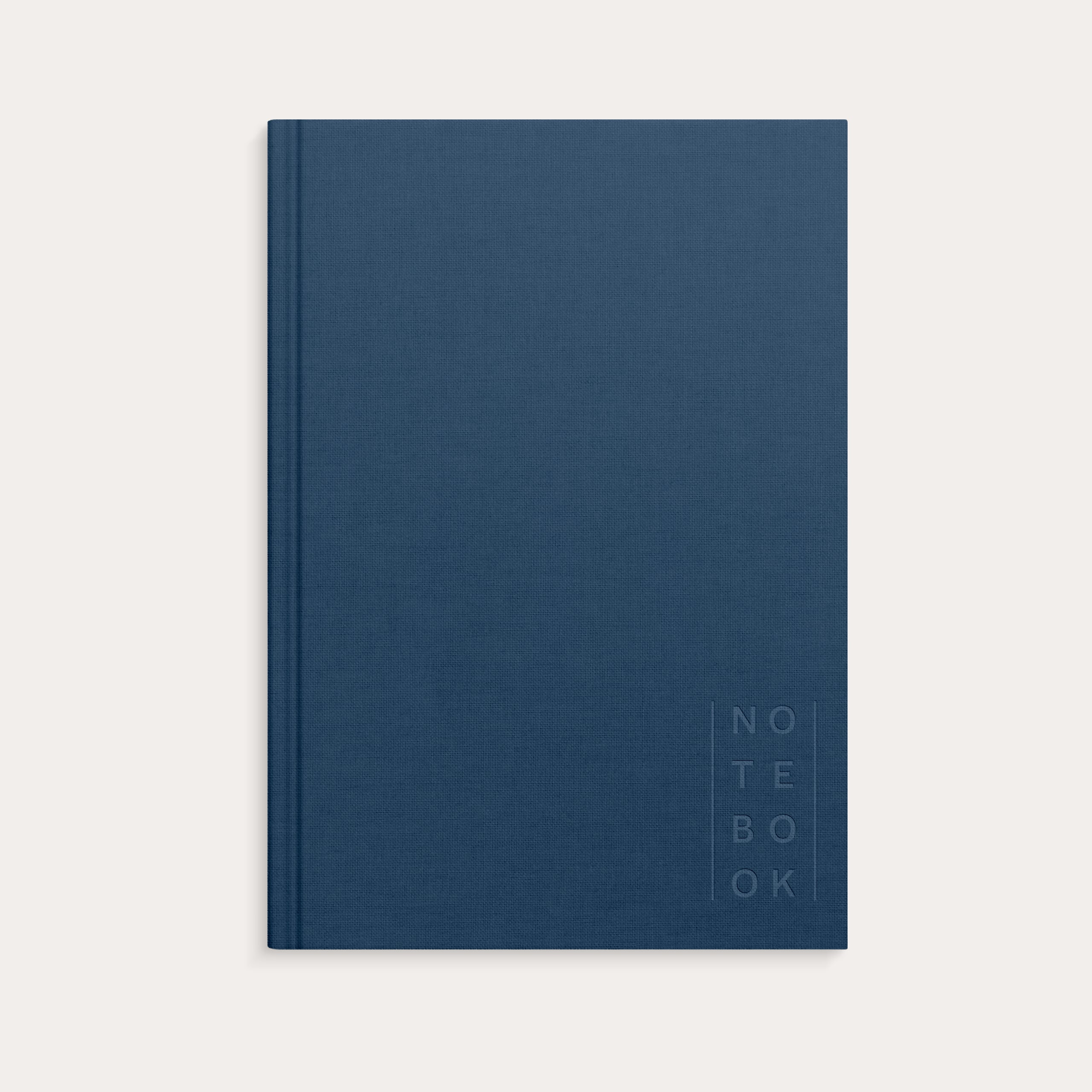 Anteckningsbok A5 Textile Dark Blue