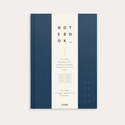 Carnet A5 Textile bleu foncé