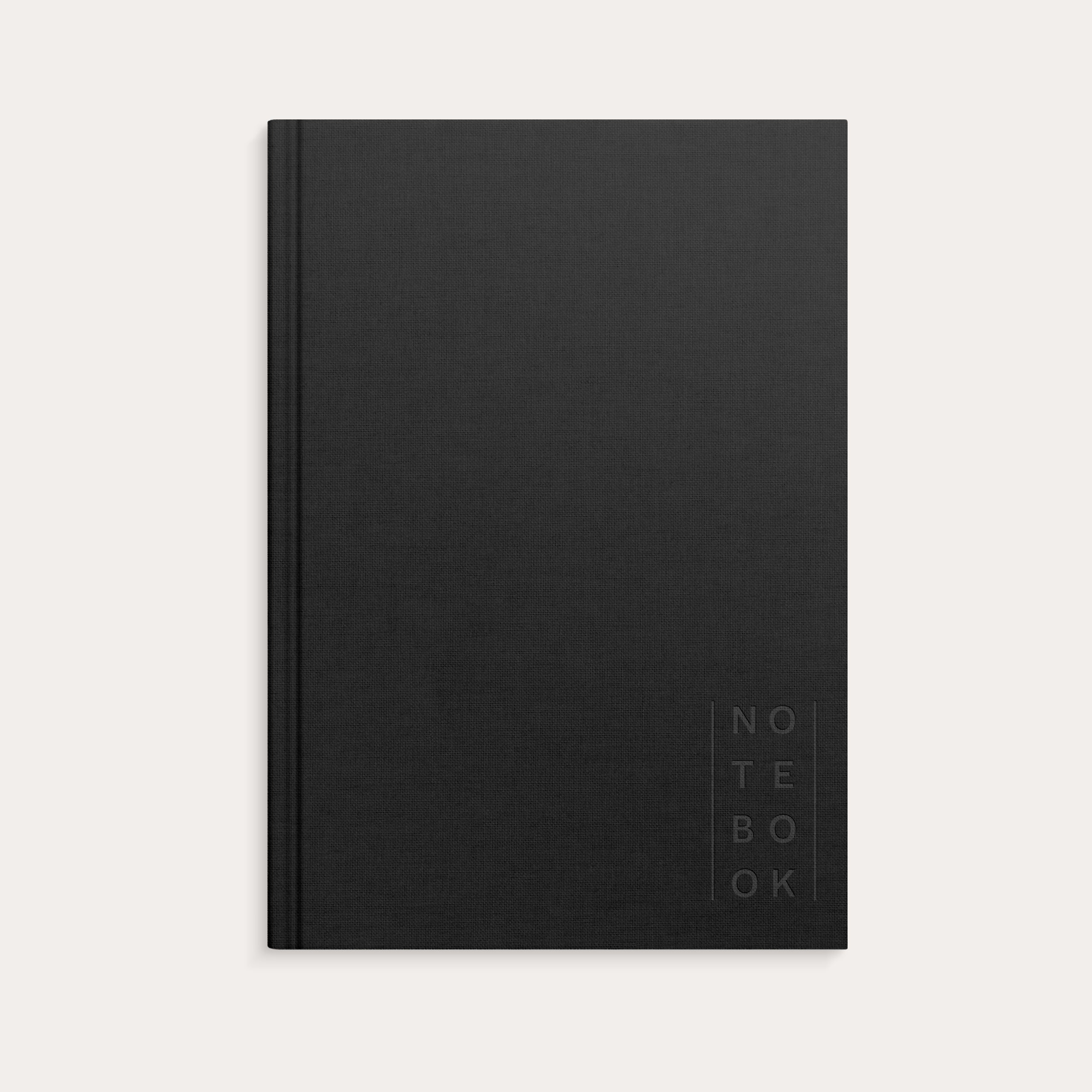 Notebook A5 Textile Black