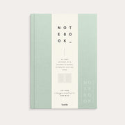 Carnet A5 Textile vert