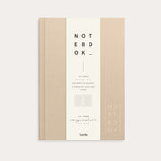 Notizbuch A5 Textile Beige
