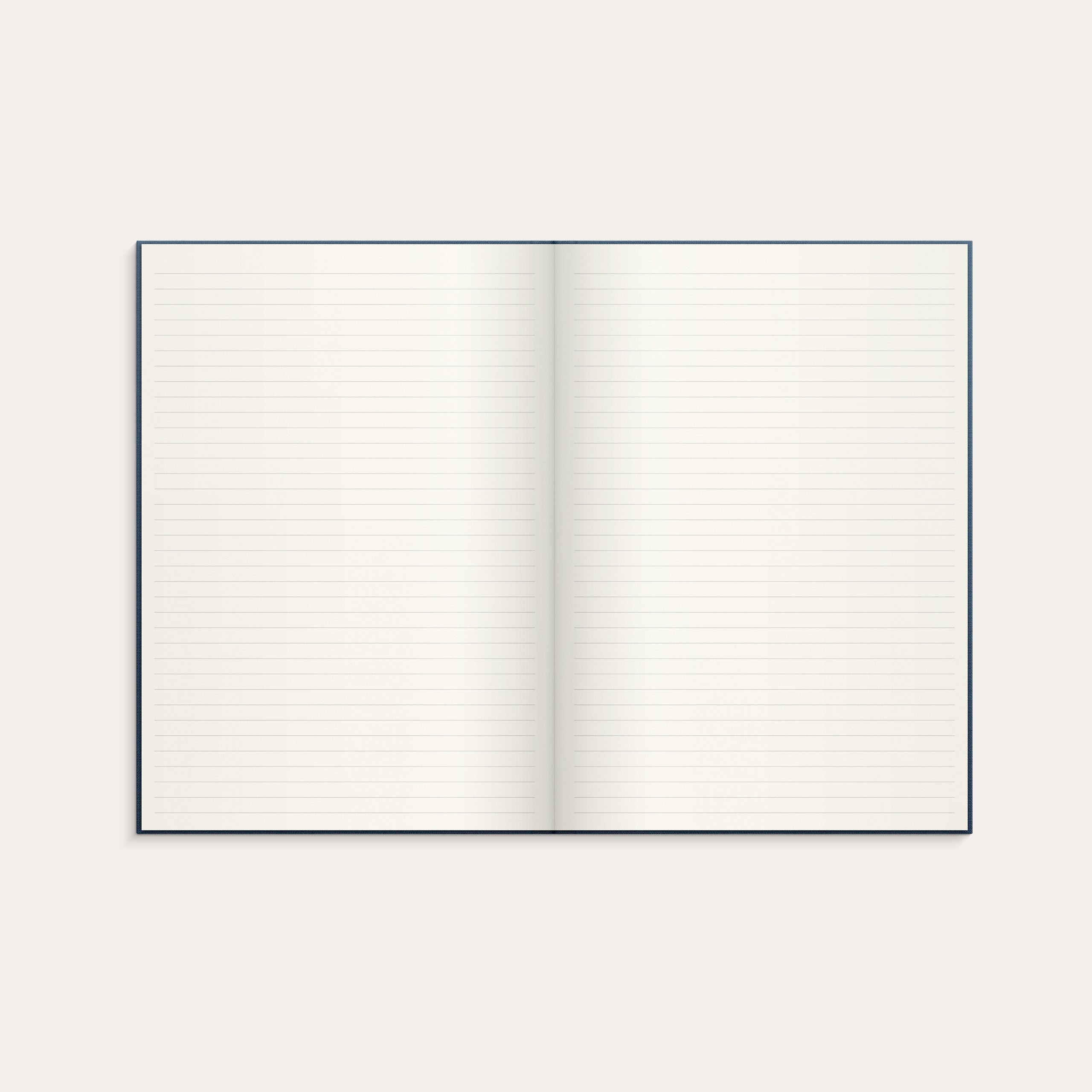 Carnet A4 Textile bleu foncé