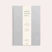 Notizbuch A4 Textile Light Grey