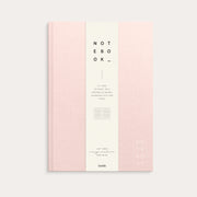 Carnet A4 Textile rose