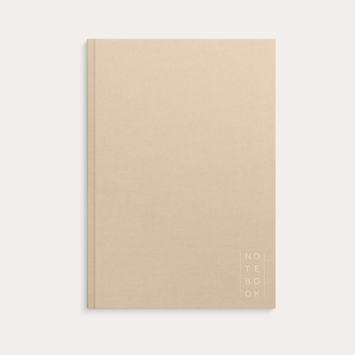 Notebook A4 Textile Beige
