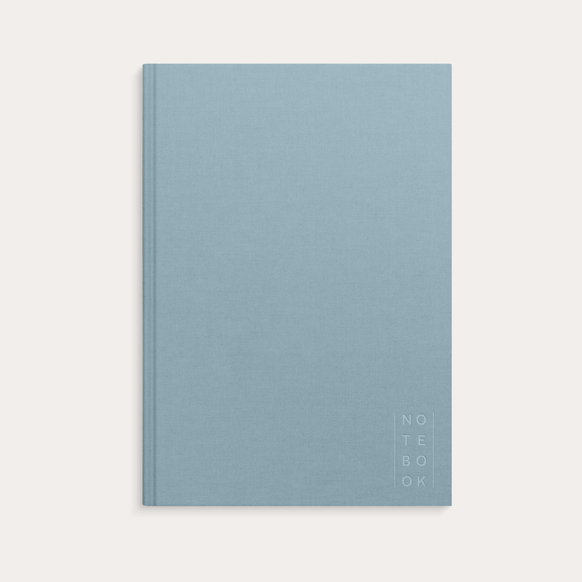 Notebook A4 Textile Light Blue