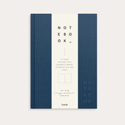 Notebook Textile dark blue blank A5