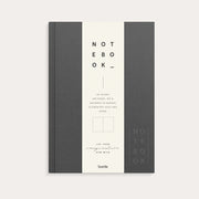 Notizbuch A5 Textile Dark Grey