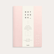 Notebook Textile Pink blank A5