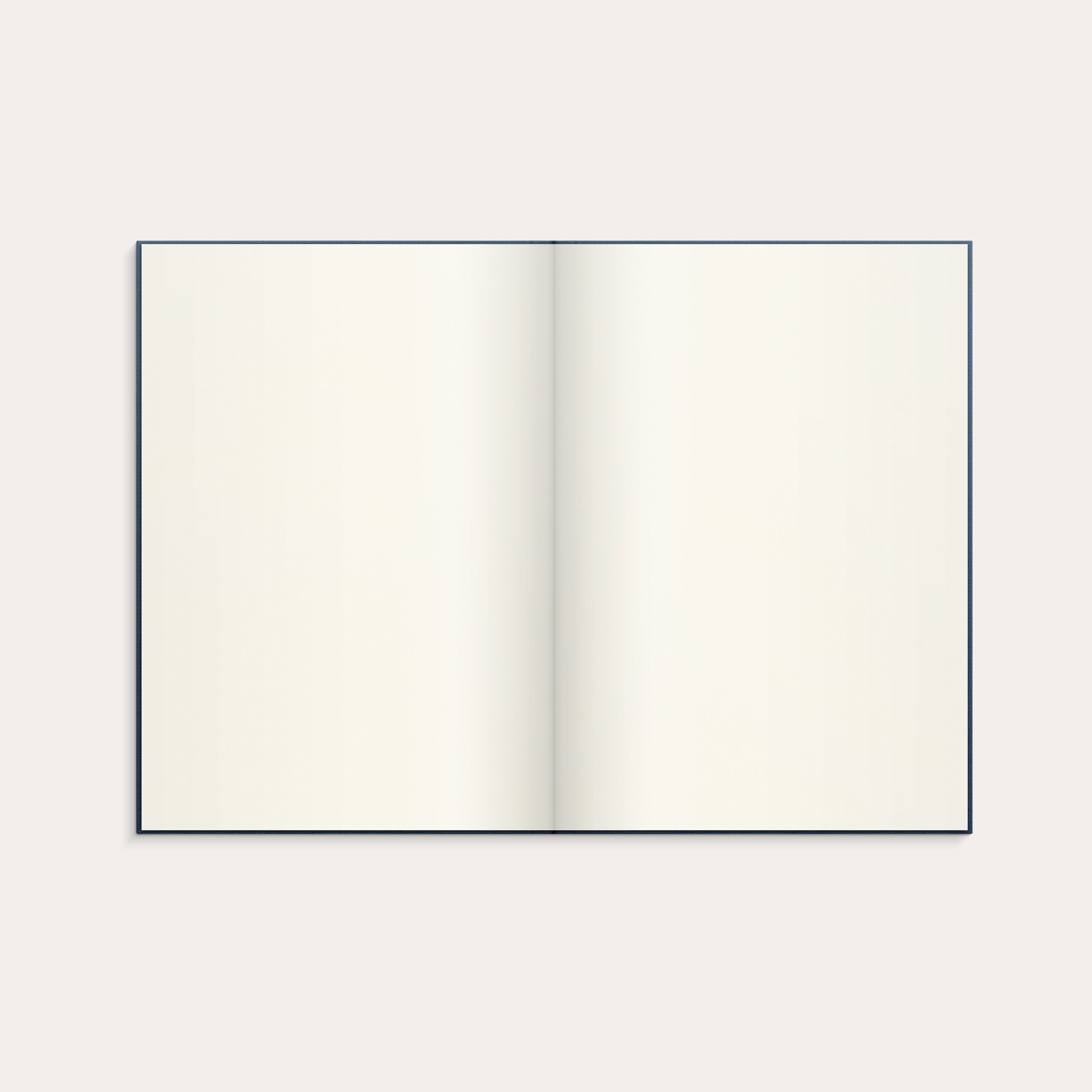 Notebook Textile dark blue blank A4