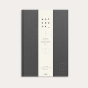 Notebook A4 Textile Dark Grey