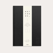 Notebook A4 Textile Black