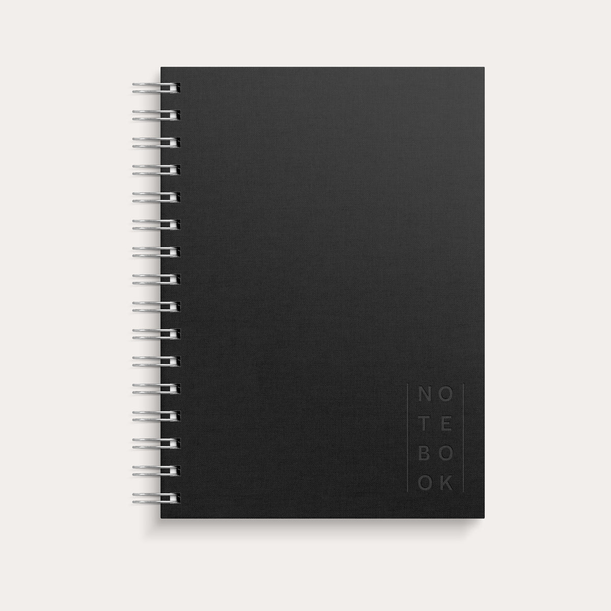 Notebook A5 Textile Black