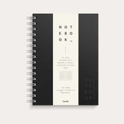 Carnet A5 Textile noir