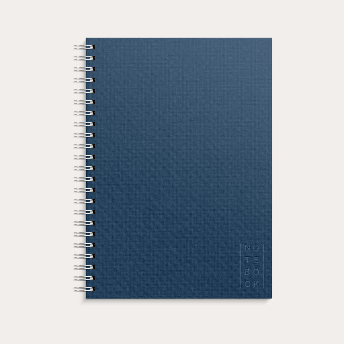 Notebook A4 Textile Dark Blue