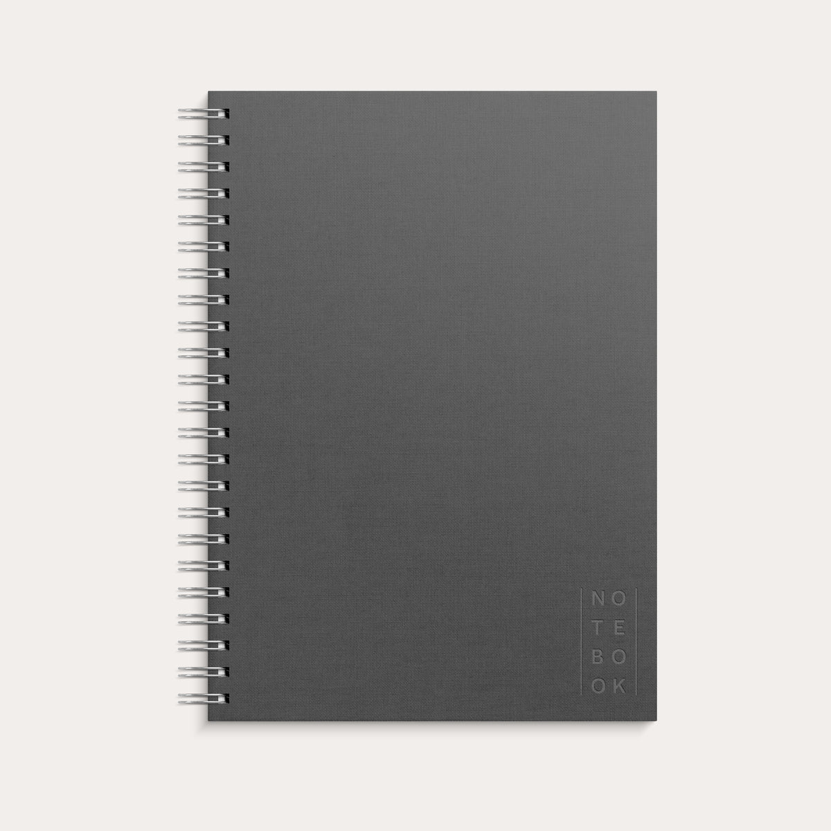 Notebook A4 Textile Dark Grey