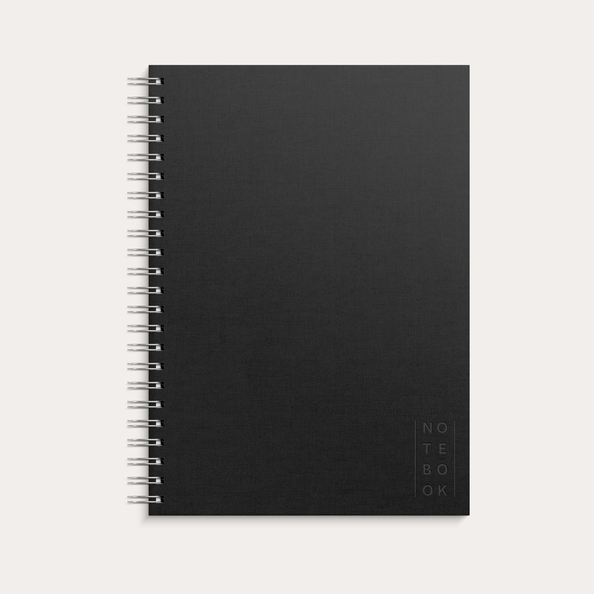 Notebook A4 Textile Black