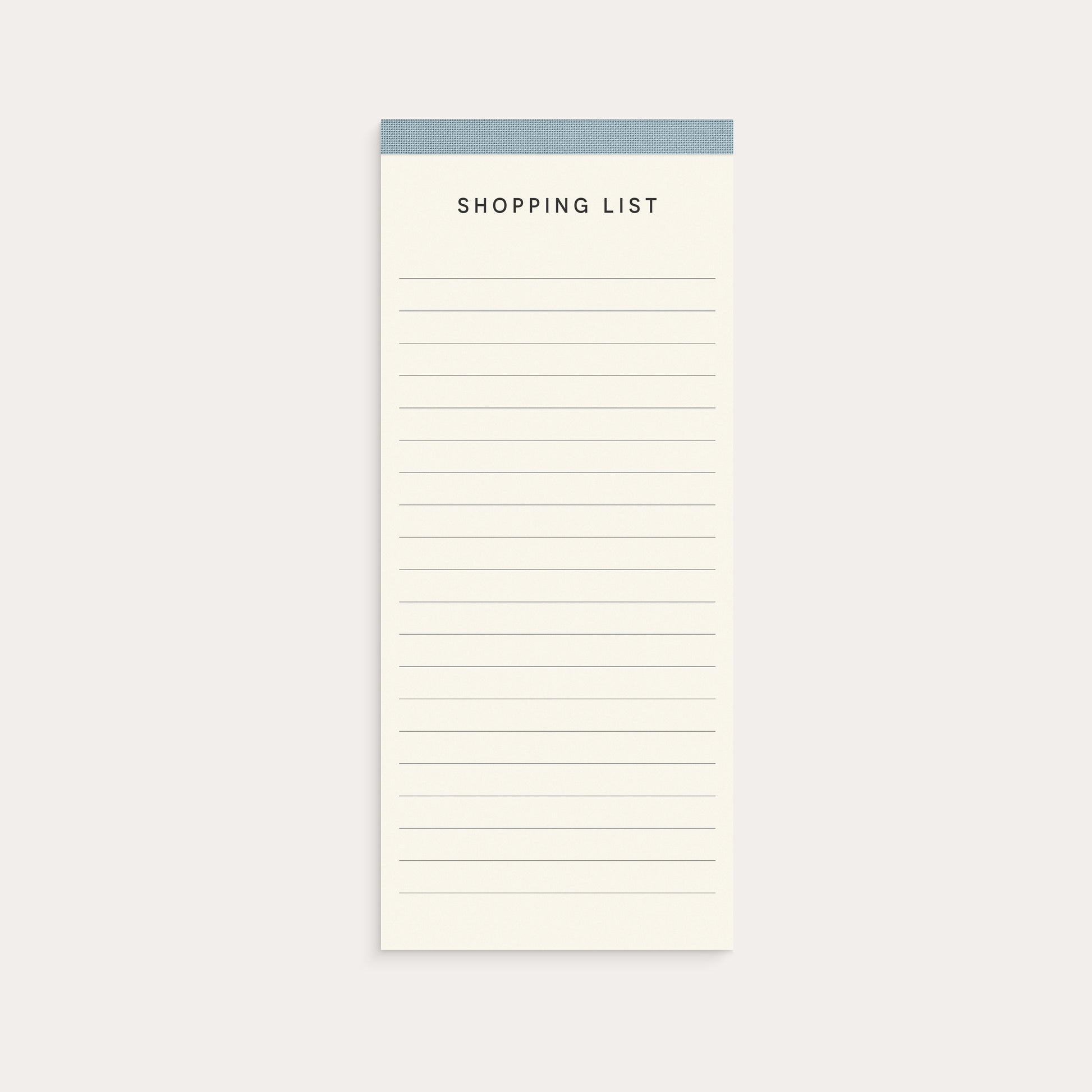 Shopping list Textile