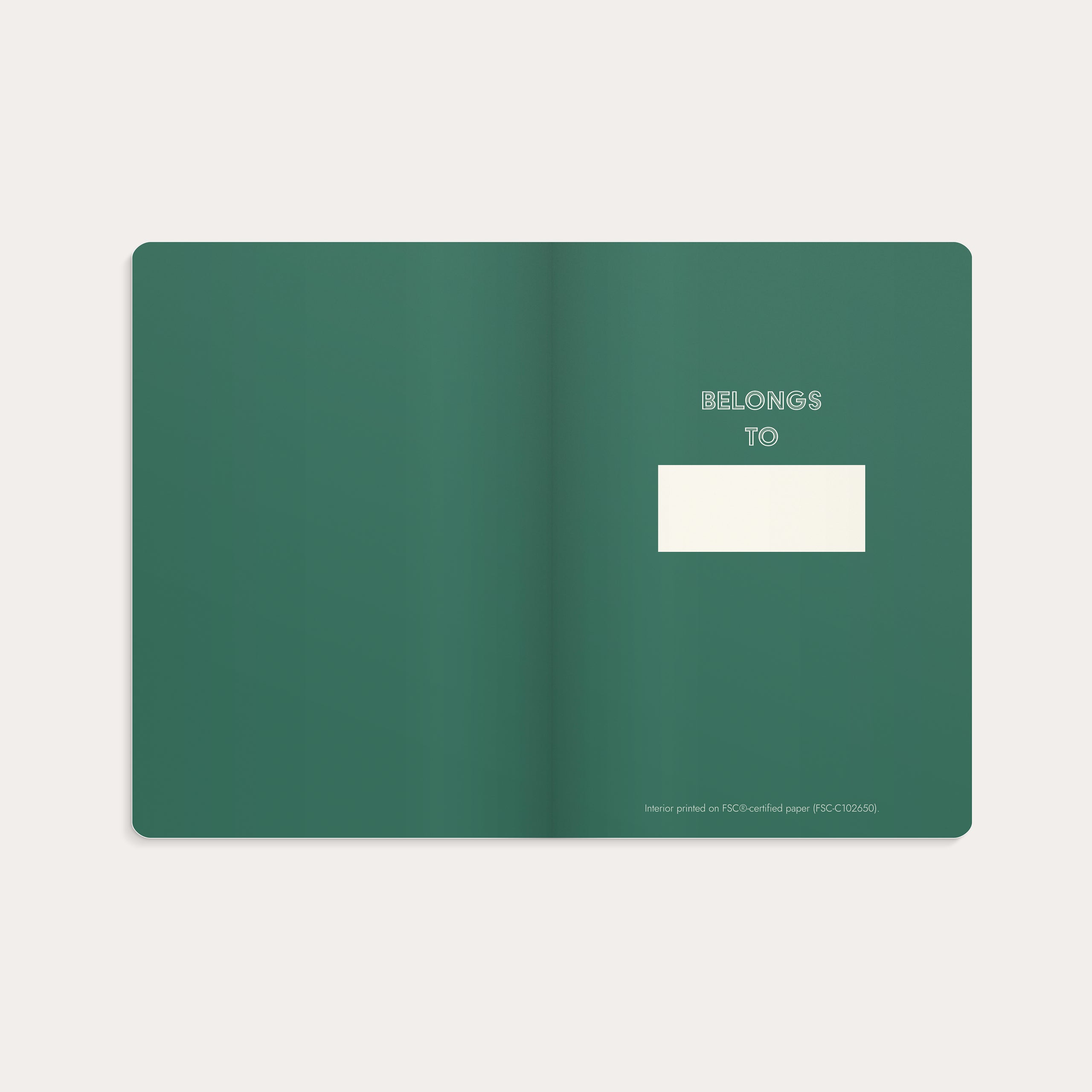 Notizbuch A5 Deluxe Dark Green