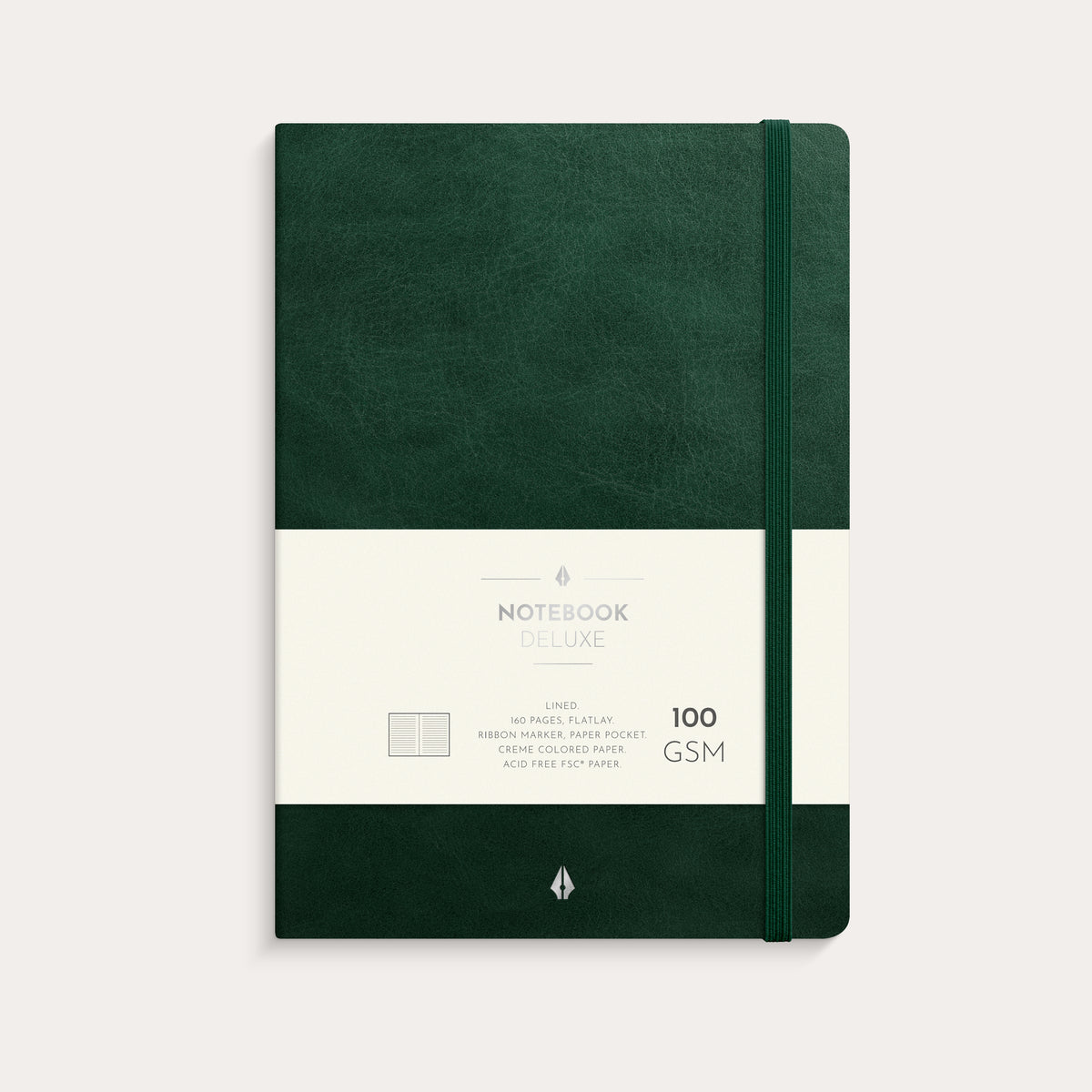 Taccuino A5 Deluxe verde scuro