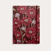 Notebook Deluxe A5 Burgundy Flower