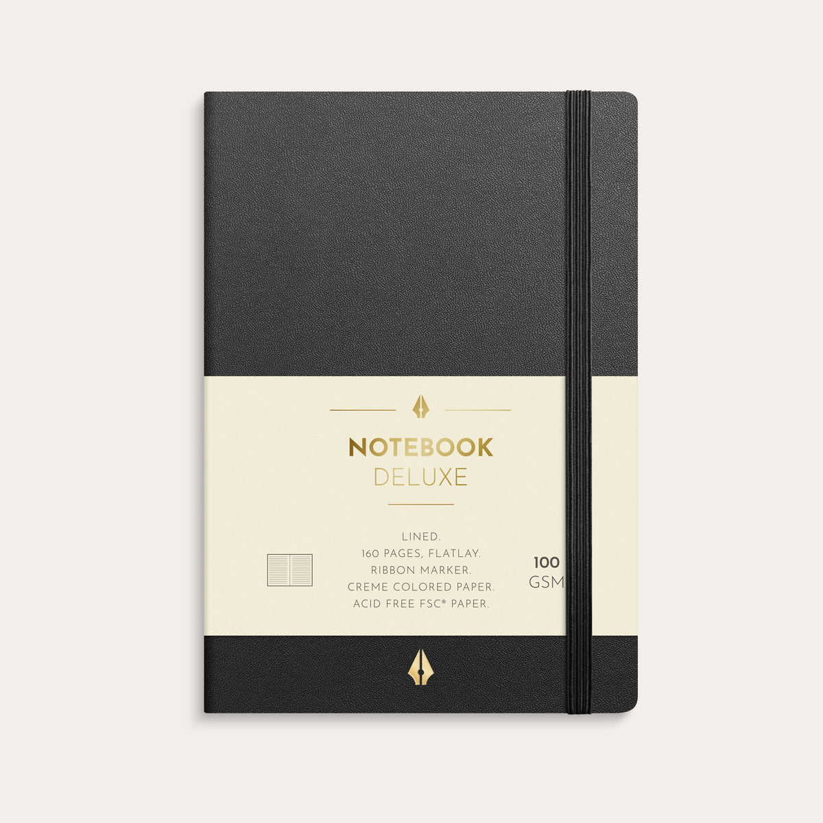 Muistikirja A6 Deluxe Black