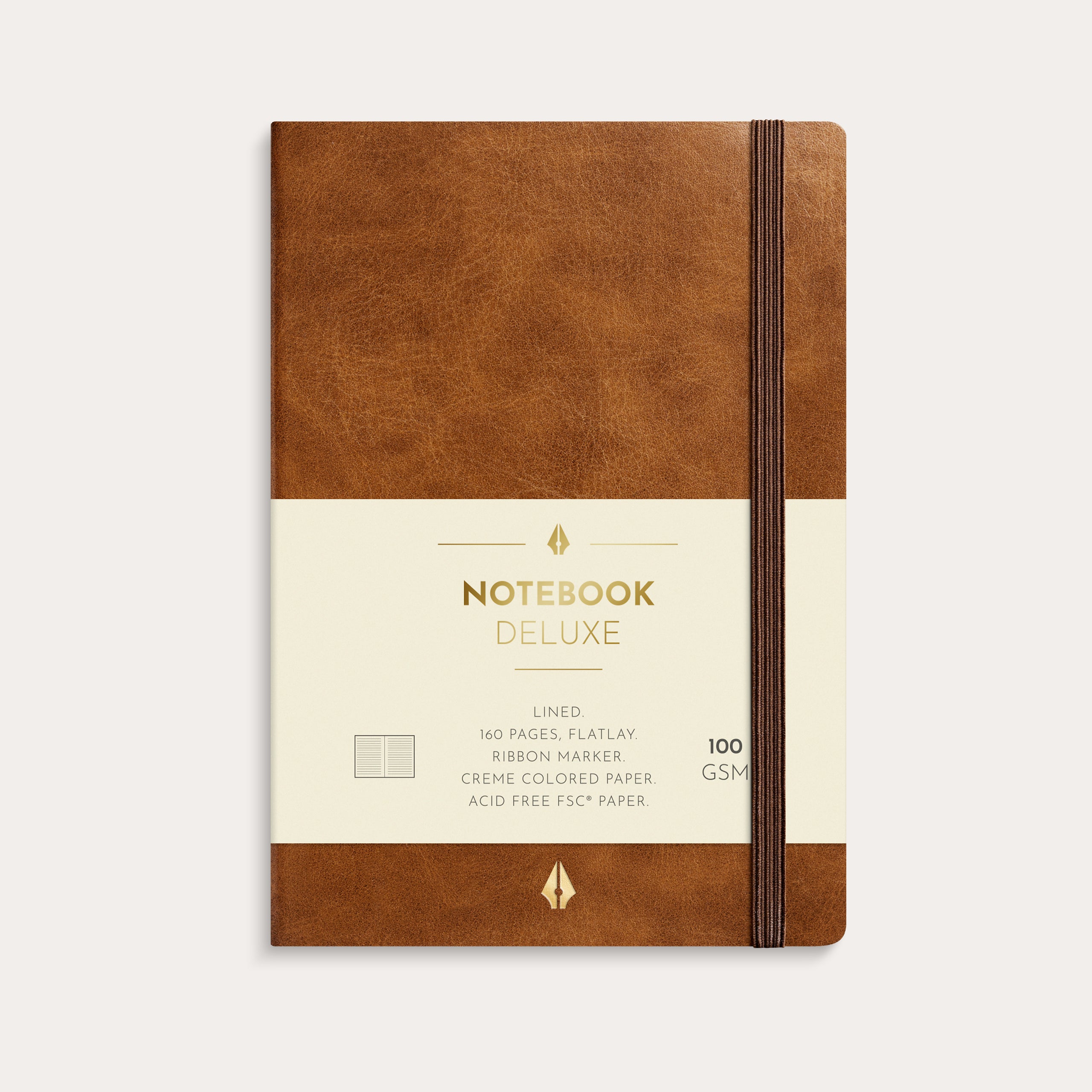 Anteckningsbok A6 Deluxe Brown