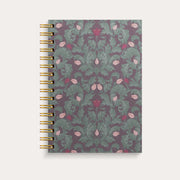 Anteckningsbok A5 Burgundy Flowers