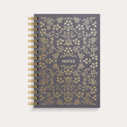 Notizbuch A5 Black Flower