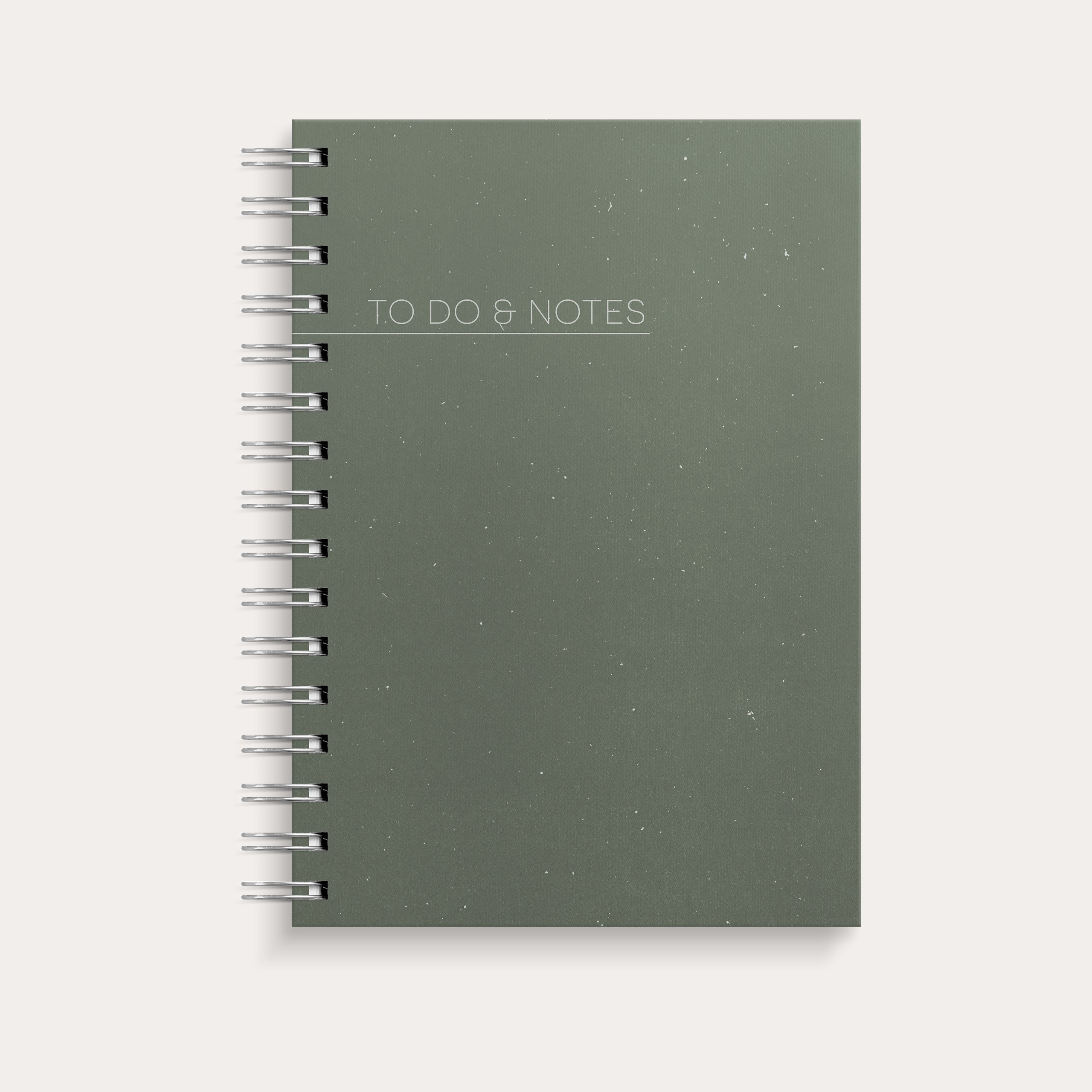 Notebook & To Do's A5 green