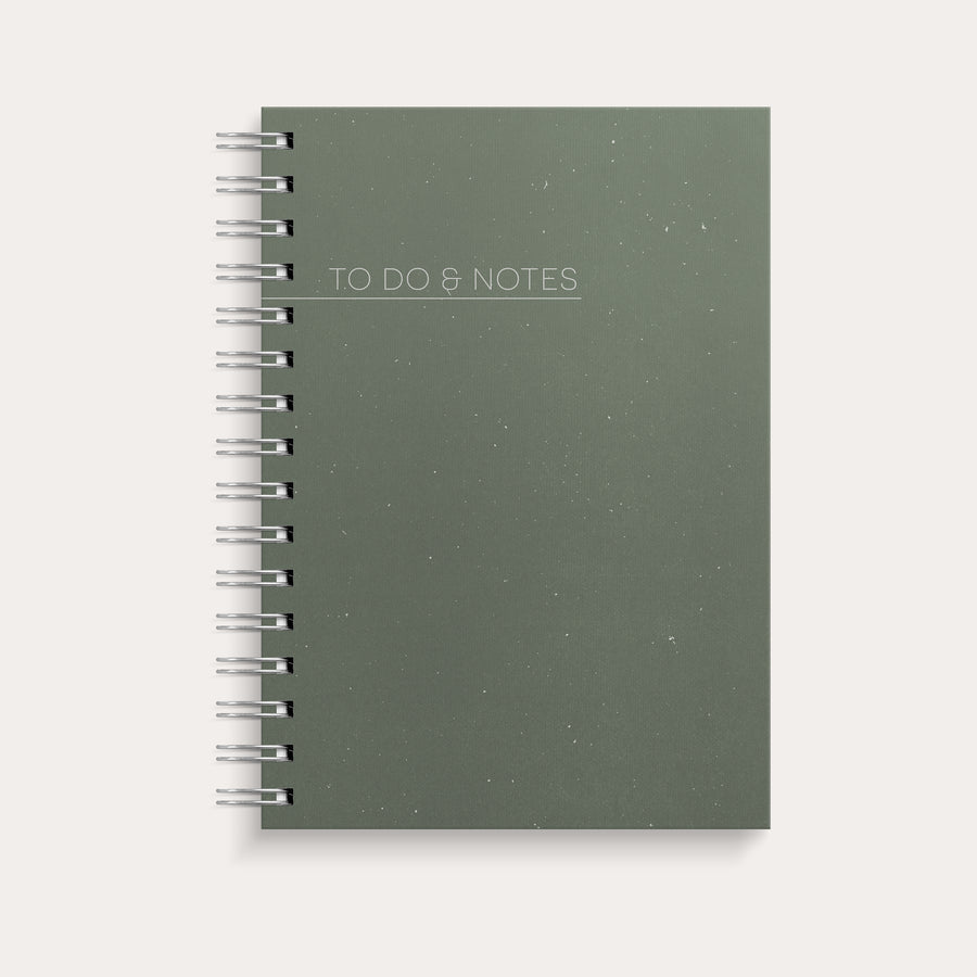 Notizbuch & To Do's A5 Green
