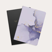 Notizbuch Lilac & Black 2er-Pack