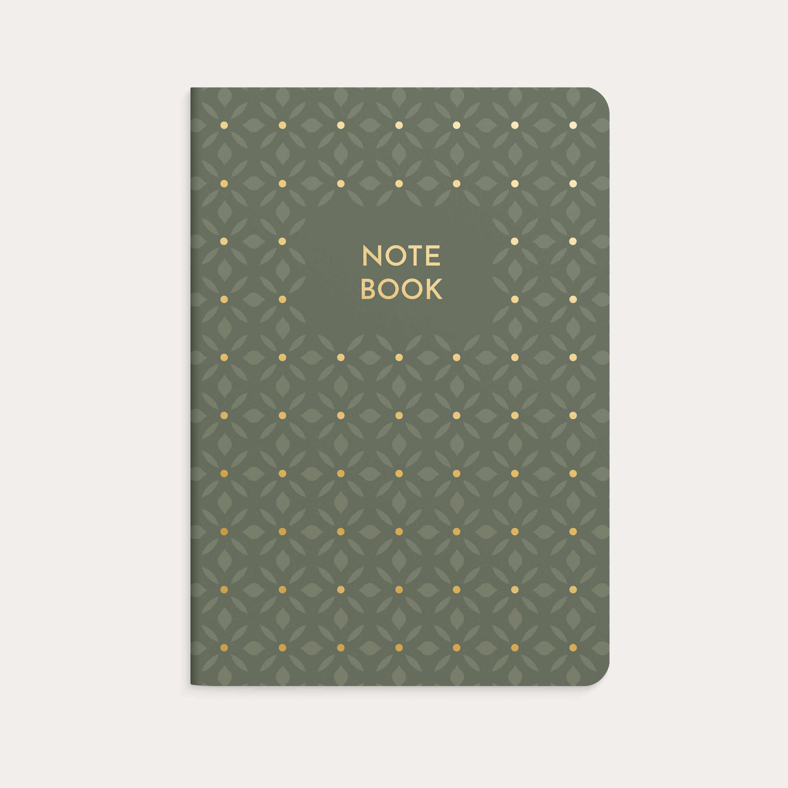 Notebook Green & Pattern 2-pack