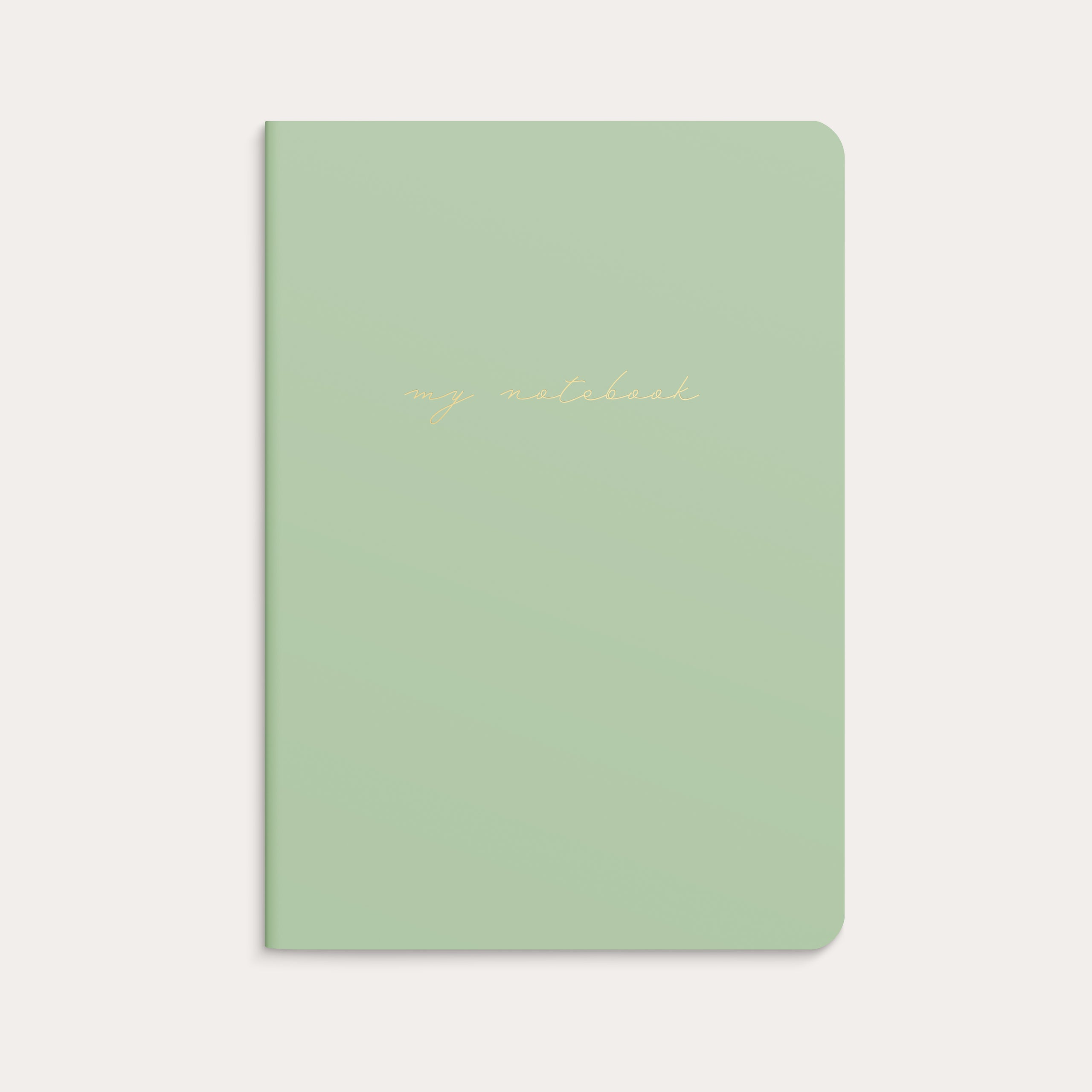 Notebook Green & Pattern 2-pakkaus