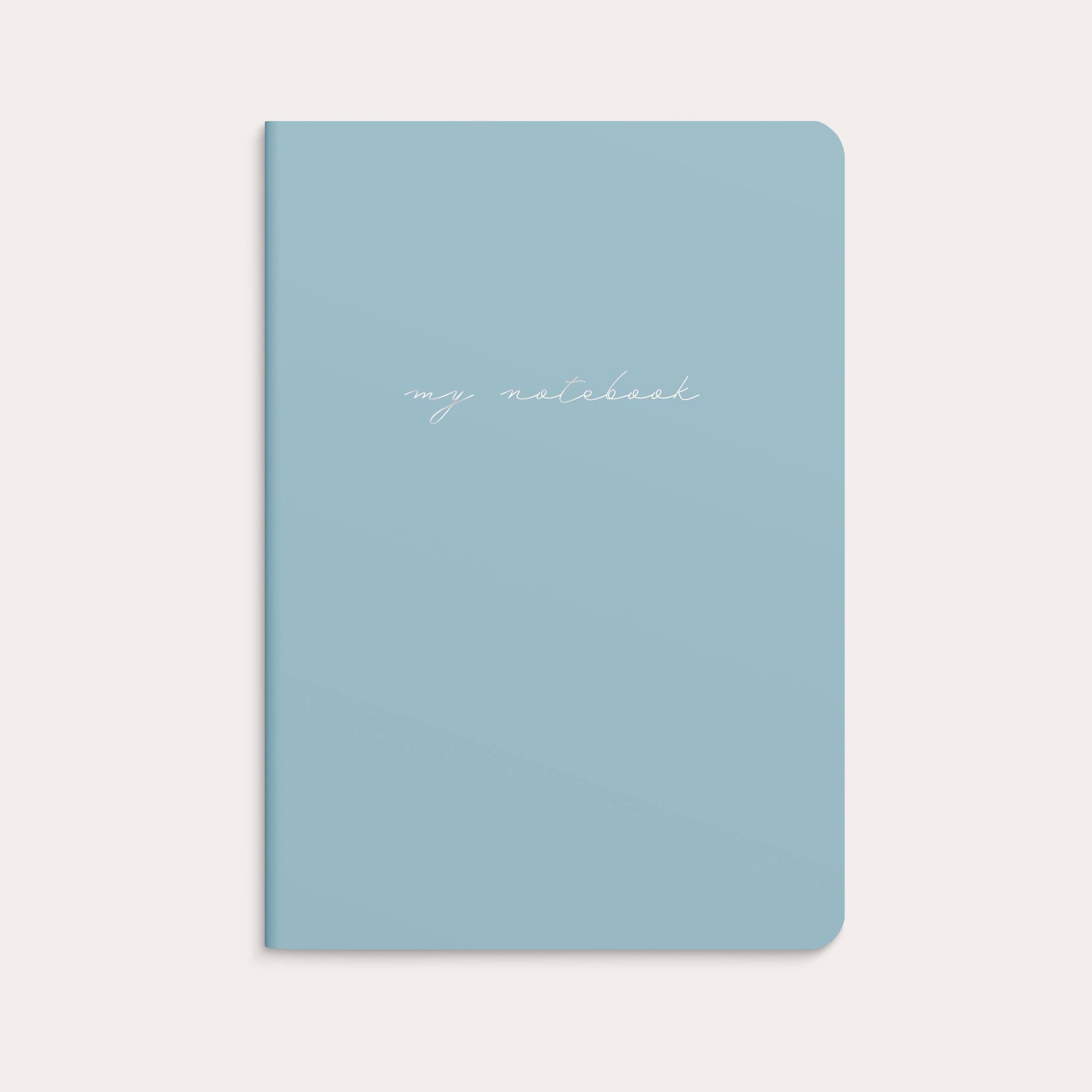 Notebook Blue & Flower 2-pack