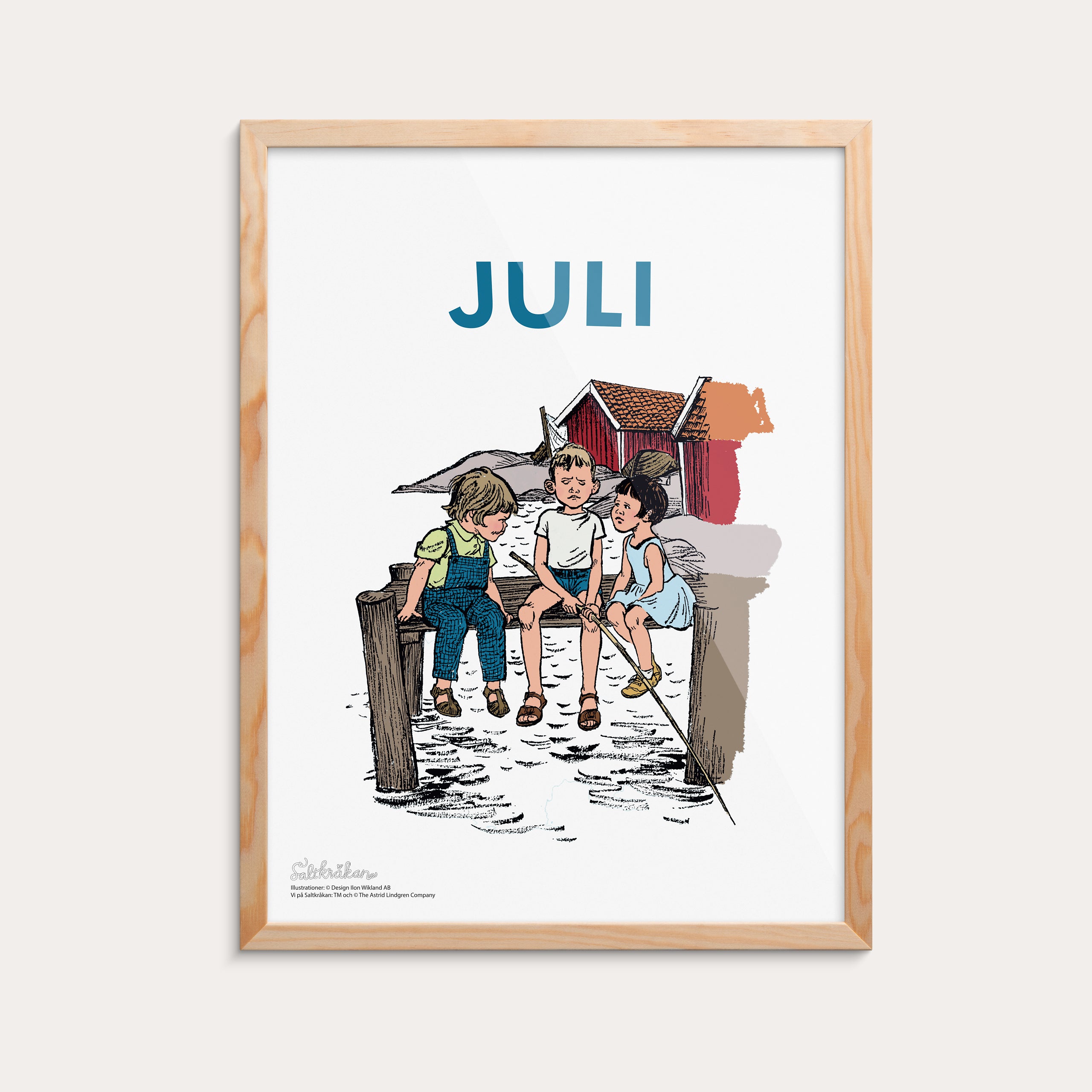 Månadstavla Astrid Lindgren & Ilon Wikland