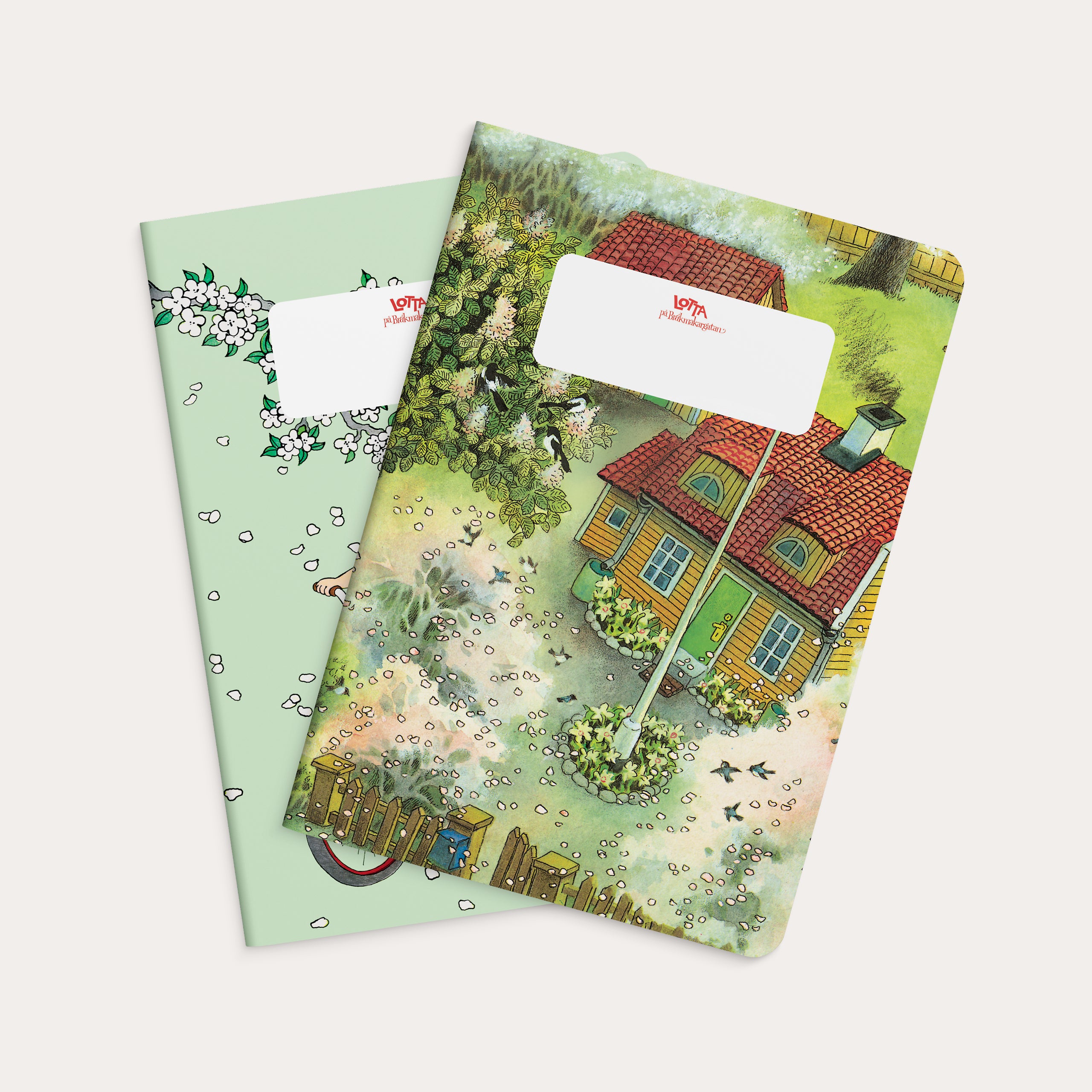 Anteckningsbok Lotta 2-pack Astrid Lindgren & Ilon Wikland