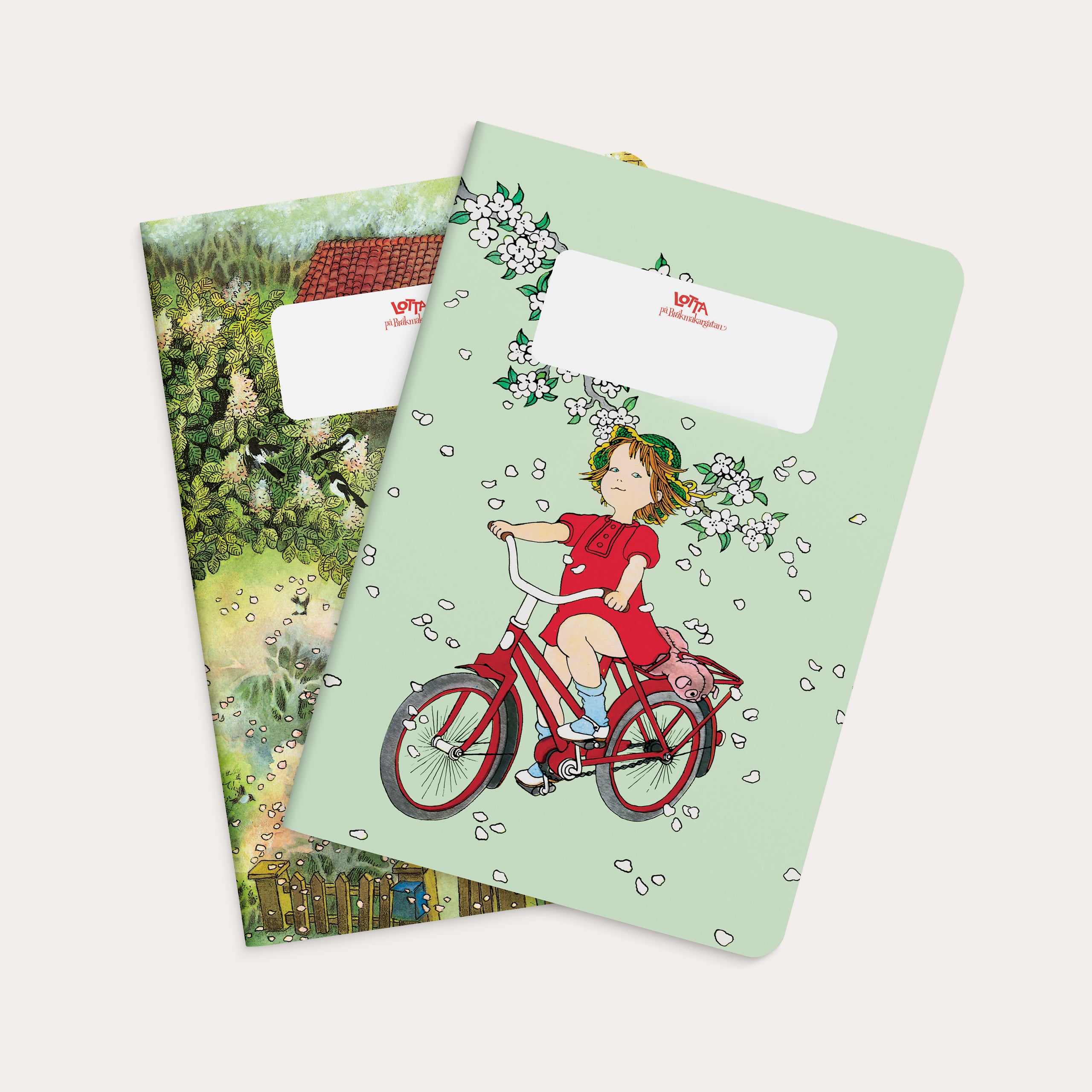 Anteckningsbok Lotta 2-pack Astrid Lindgren & Ilon Wikland