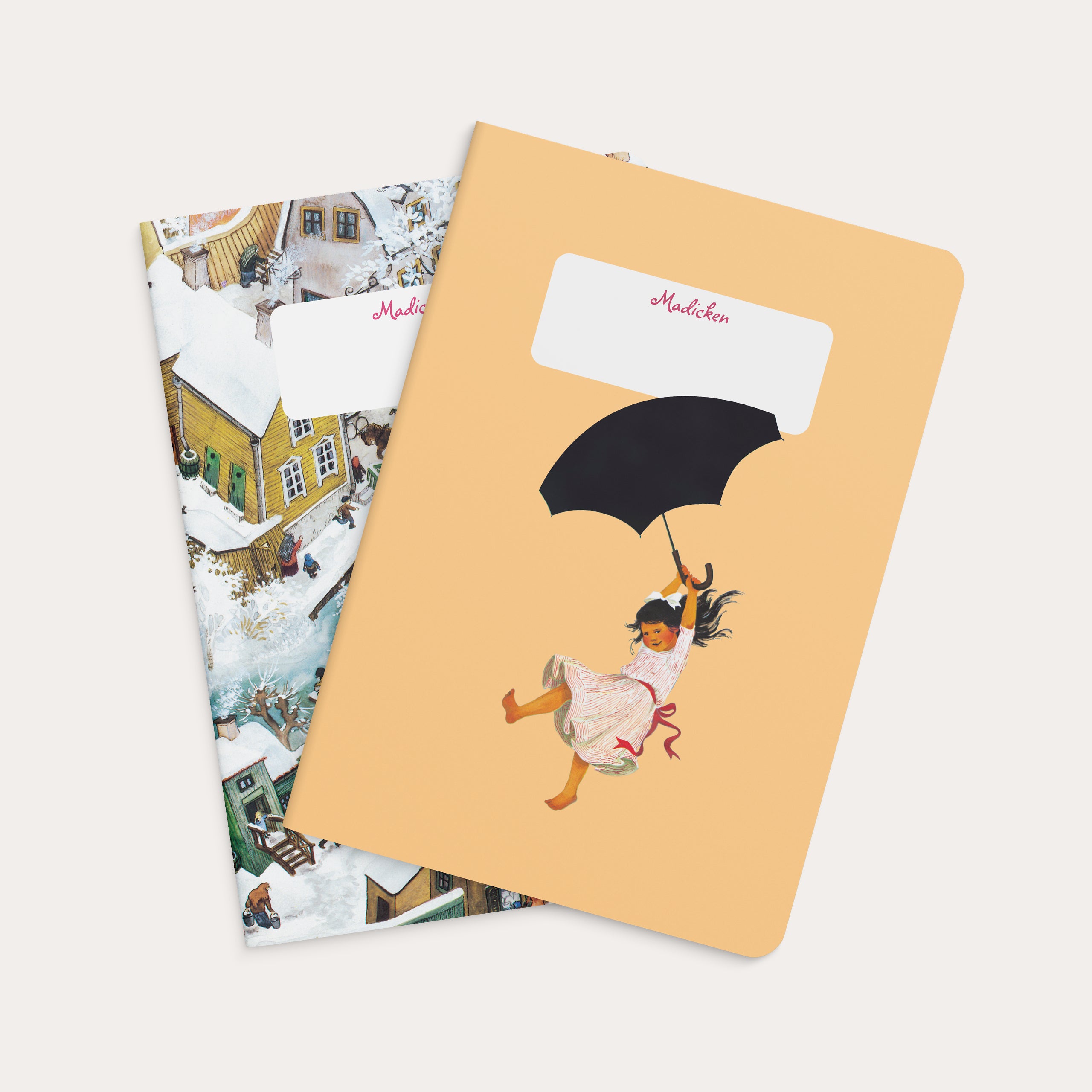 Anteckningsbok Madicken 2-p Astrid Lindgren & Ilon Wikland
